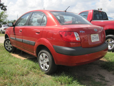 kia rio 2007 red sedan gasoline 4 cylinders front wheel drive automatic 77379