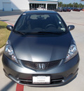 honda fit 2012 dk  gray hatchback gasoline 4 cylinders front wheel drive automatic 75606