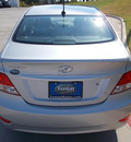 hyundai accent 2013 silver sedan gls gasoline 4 cylinders front wheel drive automatic 75606
