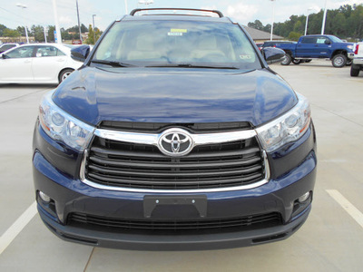 toyota highlander 2015 nautical blue suv 6 cylinders automatic 75569