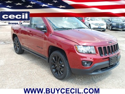 jeep compass 2014 red suv altitude edition 4 cylinders automatic 77630