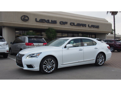 lexus ls 460 2014 white sedan gasoline 8 cylinders rear wheel drive 8 speed 77546