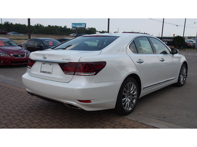 lexus ls 460 2014 white sedan gasoline 8 cylinders rear wheel drive 8 speed 77546