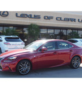 lexus is 250 2014 red sedan 6 cylinders automatic 77546