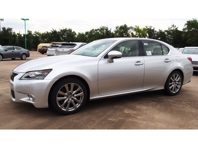 lexus gs 350 2014 silver sedan 6 cylinders automatic 77074