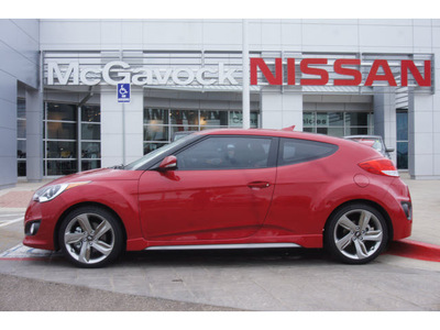 hyundai veloster turbo 2013 red coupe gasoline 4 cylinders front wheel drive manual 79119