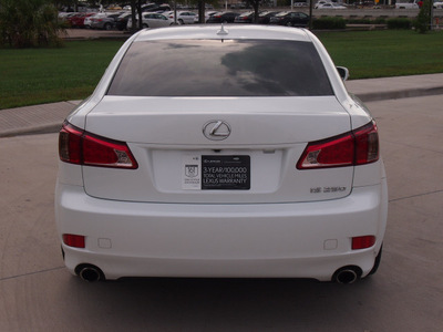 lexus is 250 2012 white sedan gasoline 6 cylinders rear wheel drive automatic 77074