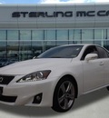 lexus is 250 2012 white sedan gasoline 6 cylinders rear wheel drive automatic 77074