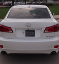 lexus is 250 2012 white sedan gasoline 6 cylinders rear wheel drive automatic 77074