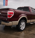 ford f 150 2010 dk  red lariat 8 cylinders automatic 77521