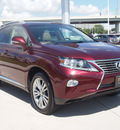 lexus rx 350 2013 dk  red suv gasoline 6 cylinders front wheel drive automatic 77074