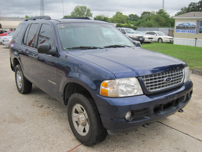 ford explorer 2005 dk  blue suv xlt gasoline 8 cylinders 4 wheel drive 5 speed automatic 77379