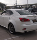 lexus is 250 2011 white sedan gasoline 6 cylinders rear wheel drive automatic 77074