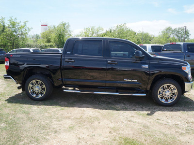 toyota tundra 2014 black sr5 gasoline 8 cylinders 2 wheel drive 6 speed automatic 76053