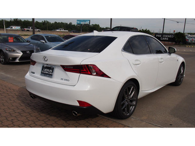 lexus is 350 2015 white sedan 6 cylinders 8 speed 77546