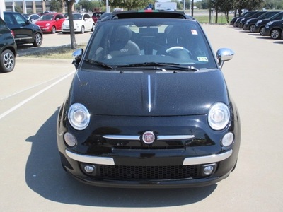 fiat 500c 2012 black gucci gasoline 4 cylinders front wheel drive automatic 76108