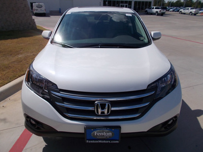 honda cr v 2014 white suv ex gasoline 4 cylinders front wheel drive 5 speed automatic 75606