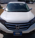 honda cr v 2014 white suv ex gasoline 4 cylinders front wheel drive 5 speed automatic 75606