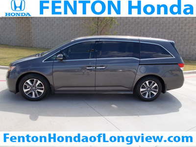 honda odyssey 2015 brown van touring gasoline 6 cylinders front wheel drive automatic 75606