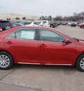 toyota camry 2014 red sedan le gasoline 4 cylinders front wheel drive 6 speed automatic 76053