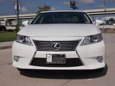 lexus es 350 2013 white sedan gasoline 6 cylinders front wheel drive 6 speed automatic 77074