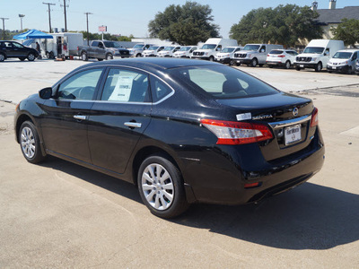 nissan sentra 2014 black sedan sv gasoline 4 cylinders front wheel drive automatic 76116