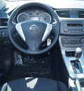 nissan sentra 2014 black sedan sv gasoline 4 cylinders front wheel drive automatic 76116