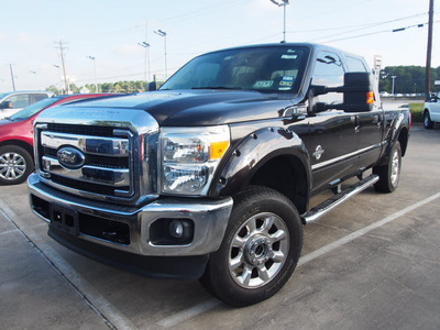 ford f 250 super duty 2013 brown lariat biodiesel 8 cylinders 4 wheel drive 6 speed automatic 77539