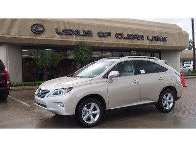 lexus rx 350 2015 beige suv 6 cylinders shiftable automatic 77546