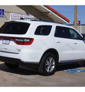 dodge durango 2014 white suv crew gasoline 6 cylinders all whee drive 8 speed automatic 79110
