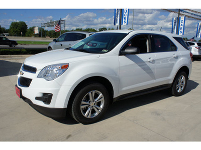 chevrolet equinox 2014 white ls gasoline 4 cylinders front wheel drive 6 speed automatic 78130
