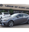 lexus is 250 2015 gray sedan gasoline 6 cylinders rear wheel drive 6 speed automatic 77546