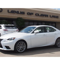 lexus is 250 2015 white sedan gasoline 6 cylinders rear wheel drive 6 speed automatic 77546