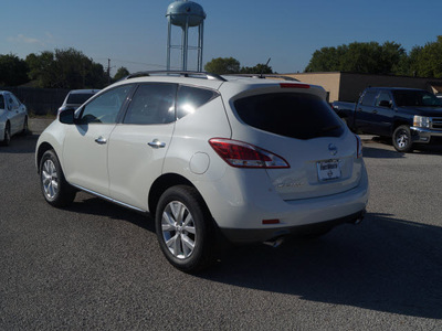 nissan murano 2014 white sl gasoline 6 cylinders front wheel drive automatic 76116