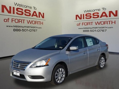 nissan sentra 2014 silver sedan sv gasoline 4 cylinders front wheel drive automatic 76116