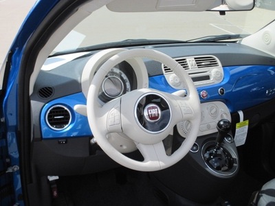 fiat 500c 2015 blue pop gasoline 4 cylinders front wheel drive automatic 76108
