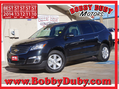 chevrolet traverse 2014 black lt gasoline 6 cylinders front wheel drive 6 speed automatic 79110