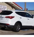 hyundai santa fe 2014 white gasoline 4 cylinders front wheel drive 6 speed automatic 79110