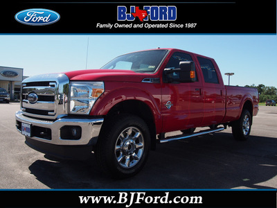 ford f 350 super duty 2015 red lariat 8 cylinders automatic 77575