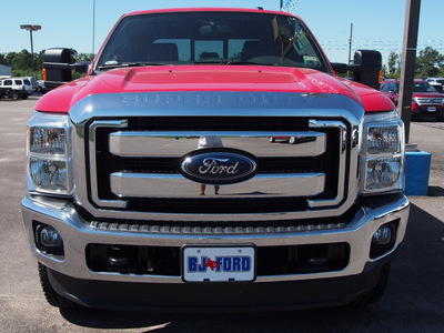 ford f 350 super duty 2015 red lariat 8 cylinders automatic 77575