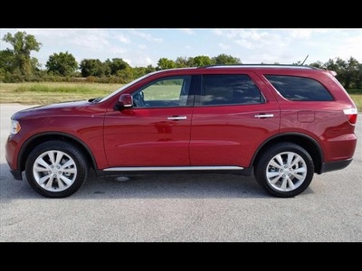 dodge durango 2013 red suv crew 6 cylinders 5 speed automatic 76520