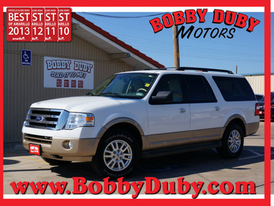 ford expedition el 2013 white suv xlt 8 cylinders automatic 79110