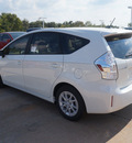 toyota prius v 2014 white wagon five 4 cylinders automatic 76053