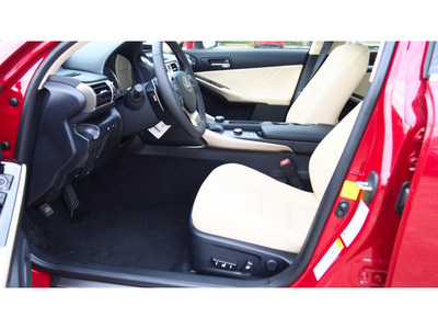 lexus is 250 2015 red sedan 6 cylinders automatic 77074