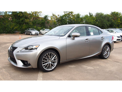 lexus is 250 2015 silver sedan 6 cylinders automatic 77074