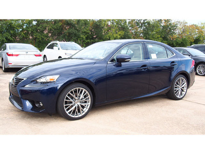 lexus is 250 2015 dk  blue sedan 6 cylinders automatic 77074