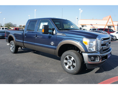 ford f 350 super duty 2015 blue lariat 8 cylinders automatic 78861