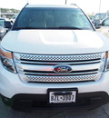 ford explorer 2013 white suv xlt flex fuel 6 cylinders 2 wheel drive shiftable automatic 77539