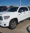 toyota tundra 2014 white platinum gasoline 8 cylinders 2 wheel drive 6 speed automatic 76053