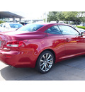lexus is 250c 2015 red gasoline 6 cylinders rear wheel drive automatic 77074